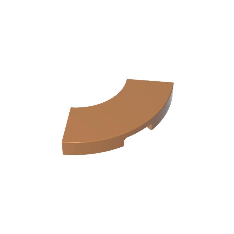 10PCS 27925 Tile Round Corner 2x2 4Rings without Holes Block Moc Compatible with Brick DIY Toys