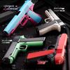 1911 Burst Fire Blowback Toy Gun: Soft Bullet Glock & Desert Eagle Style for Boys