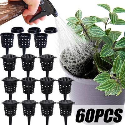 60/40/20 Peças Cesto de Fertilizante com Tampa Caixa de Fertilizante Estojo Parte de Transporte Fácil Recipiente de Fertilizante para Bonsai Acessórios de Jardim