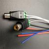 Power Input Speaker Wire Harness 10 Pin Plug Rca For Dual Tbx10A Amplifier 15Cm
