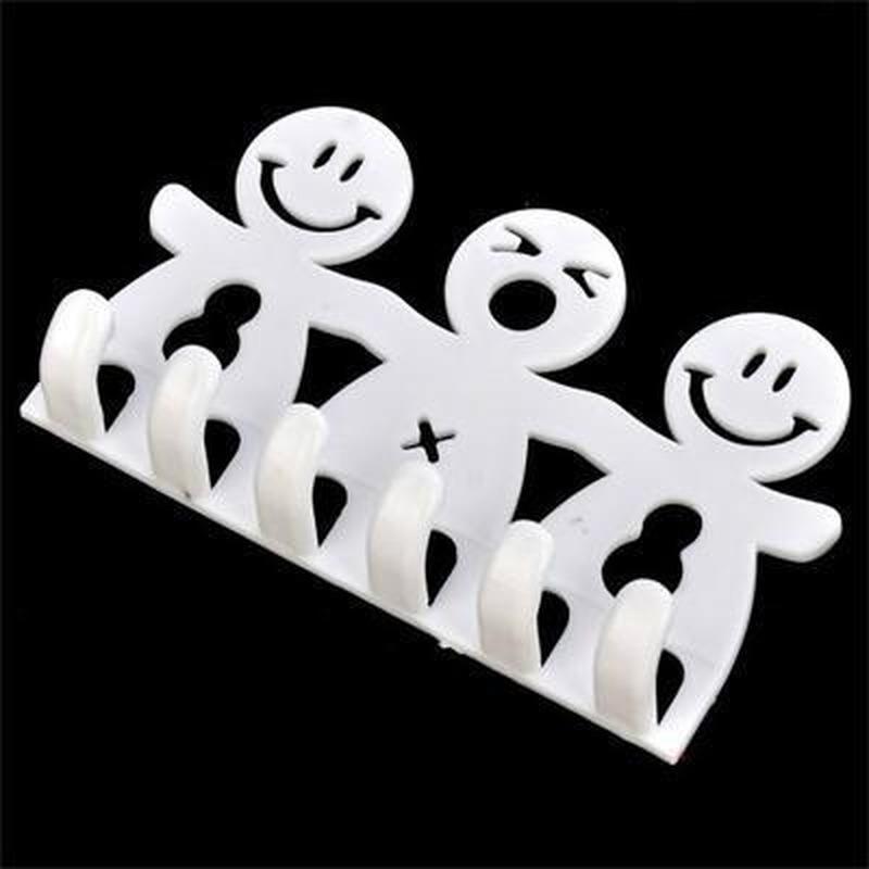 JOYBLISS Portable Home Suction Hooks 5 Position Tooth Brush Holder Bathroom Sets Cute Cartoon Sucker Toothbrush Holder Key Hook Kids Gift