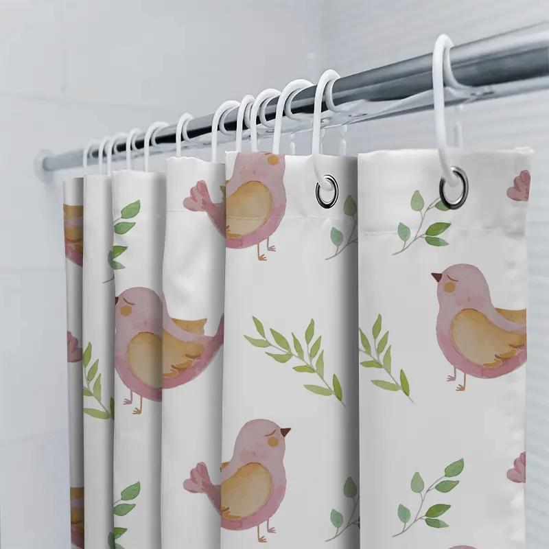 Home Shower Curtains For Bathroom Waterproof Fabric Modern Nordic Style Bathroom Curtains Shower Curtain 180X200
