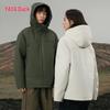 YAYA Unisex Hooded Short Duck Down Jacket