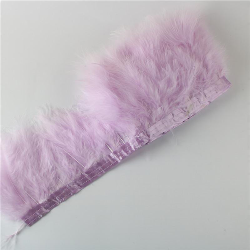 Feather2 Meter Fluffy Marabou Feathers Trim Fringe Wedding Dress Turkey Feather Ribbon Plumes Carnival Accessories Decorative Crafts
