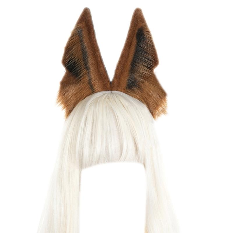 Sexy Foxes Bunny Ear Headband Lolita Cosplay Beast Ears Hair Hoop Anime Cosplay Props Furry Masquerade Party Costume Hairband