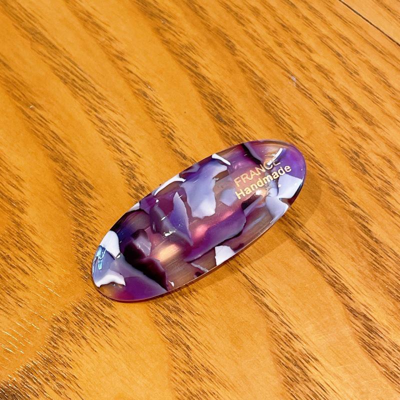 Retro Korean Oval Hair Clip - High Quality Seamless Design for Women