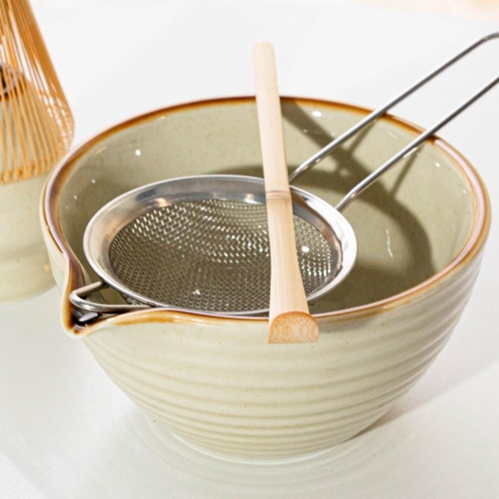 with Pouring Spout Matcha Whisk Holder Cross Grain Japanese Tea Set Matcha Making Kit  Tea Lovers
