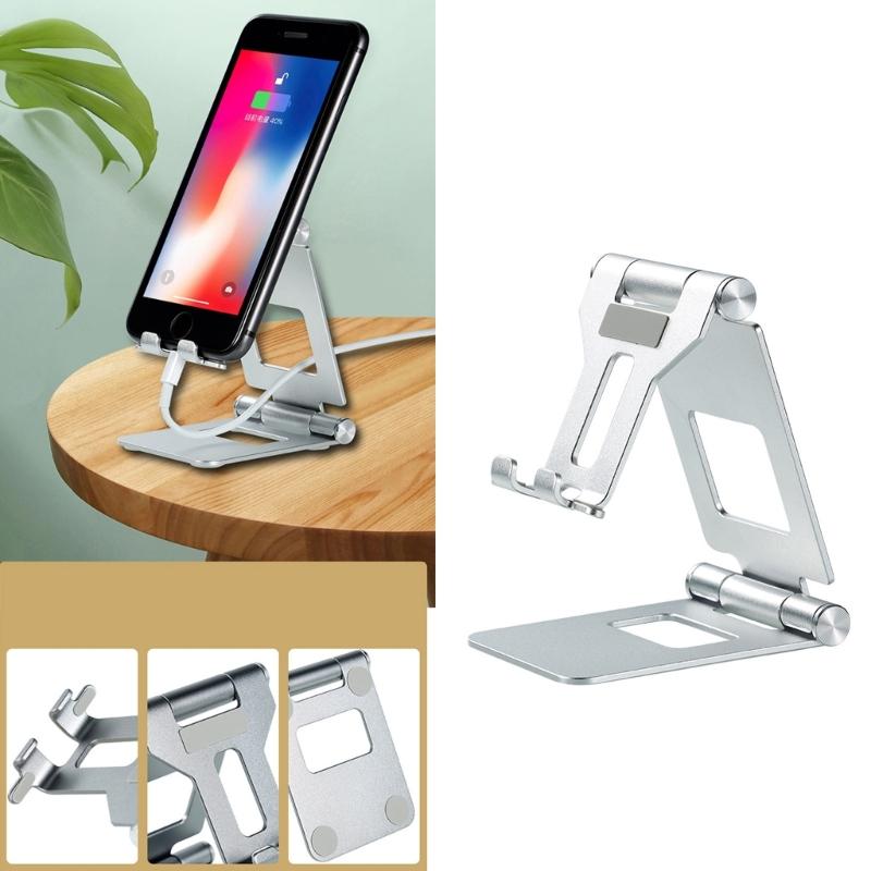 Cellphone Holder Angle Height Adjustable Holder Universal for Phone Tablet Foldable Support Stand Tabletop Phone Cradle