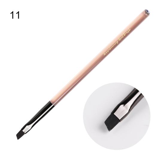 

Ручка для подводки ногтей, многоразовый наконечник, легкая универсальная кисть для рисования, сделай сам, абстрактный косметический инструмент для салона красоты 11