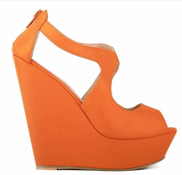 Divatos ékes szandálok Női nyári hétköznapi nyitott orrú platform magas sarkú gladiátor papucs Női parti ruhacipők Nagy méret