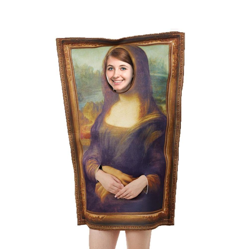 

Printing Famous Painting Costume Creative Fancy Dress New Artist Costumes Adult 1
