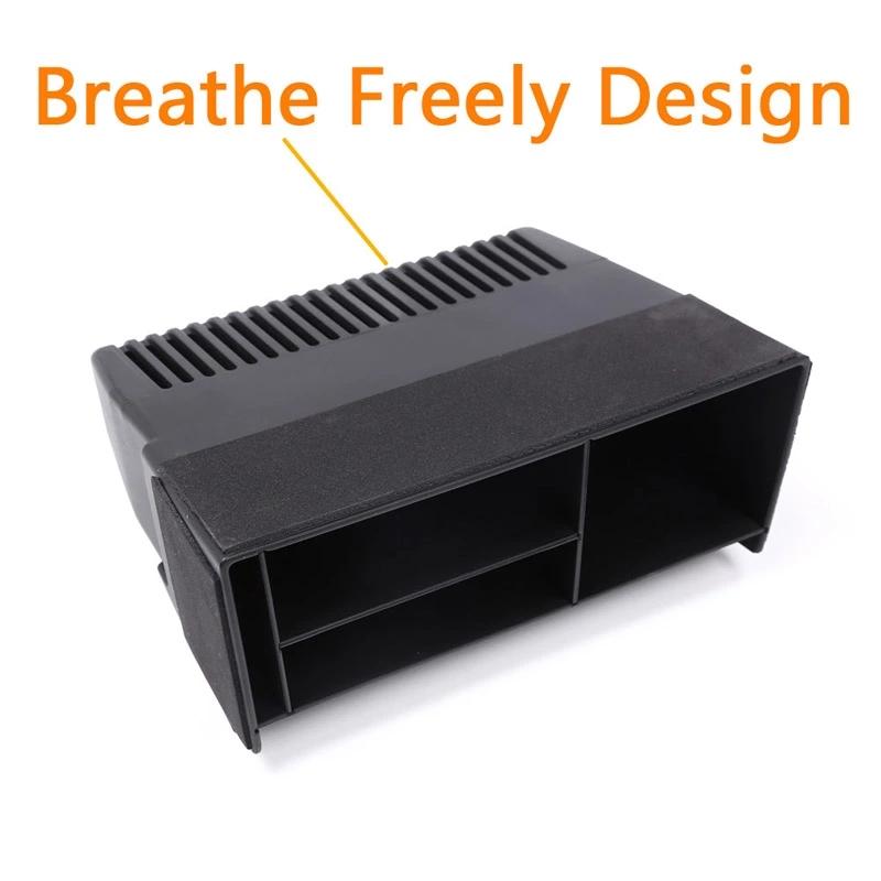 For Land Rover Discovery Sports 2015-2019 ABS Plastic Black Center Console Multi-Function Storage Box Phone Tray Car Accessories