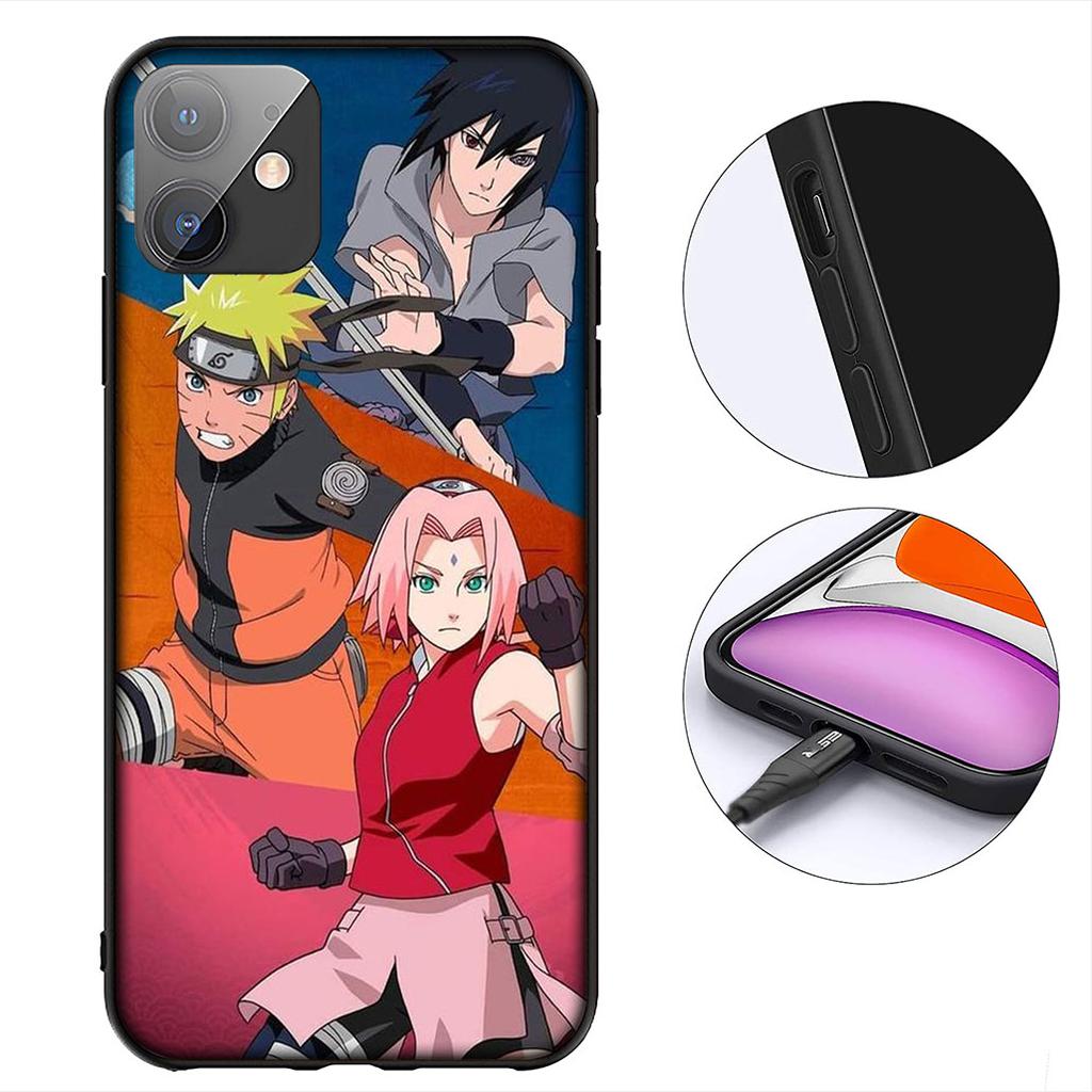 Haruno Sakura Narutos Sasuke Uchiha Phone Cover for Samsung Galaxy Note 20 9 10 S8 S10 Lite S9 Plus A54 A53 A21S S10E A17 Case