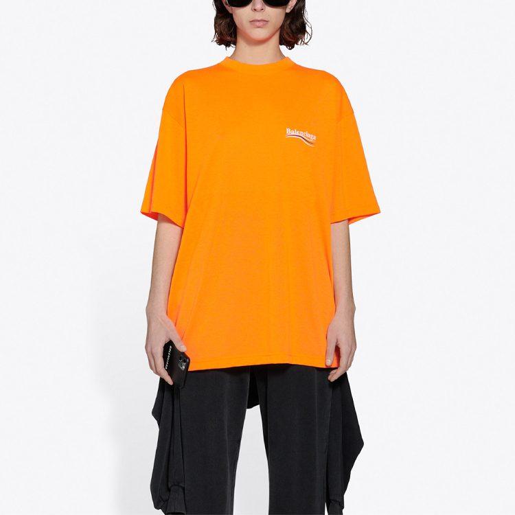 Balenciaga T Shirt Women's Orange 641655TKVE87073