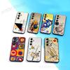 W-Wassily K-Kandinsky Kunst Telefoonhoesje Voor Samsung Galaxy A 73,72,51,53,52,71,22,5G,Note,J7,8,9 Zwart Zacht Precisiegat Cover