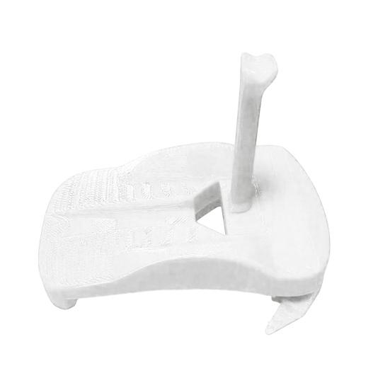 

3D Printed Golf Tee Holder Artificial Turf Tee Stand Outdoor Indoor Driving Range Home Training Golf Simulator Tee Hinged Turf Base білий