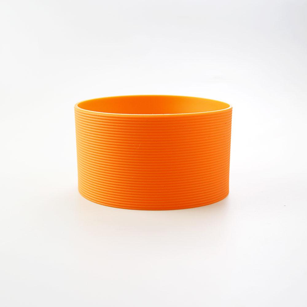 16 Colors 8.5CM Silicone Cup Cover Stripes Non-slip Heat For Glass Cup Sleeve 85MM Insulated Water Bottle Cup Sleeve