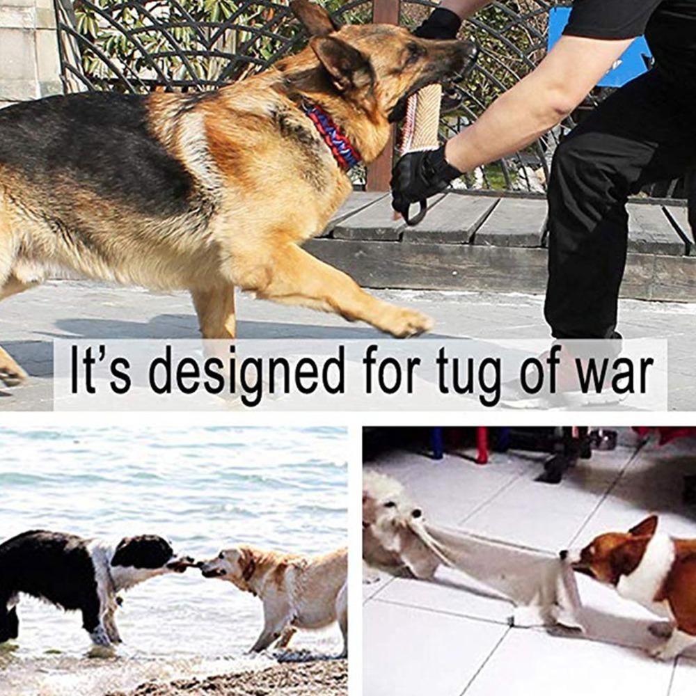 Thick Linen Fabric Dog Bite Stick Cylindrical Shape Dog Training Bite Pad  Bite Training