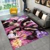 Fashion B-Black P-Pink Kpop Star Carpet Rug for Playroom Bedroom Living Room Sofa Home Decor,kid Area Rug Non-slip Floor Mat