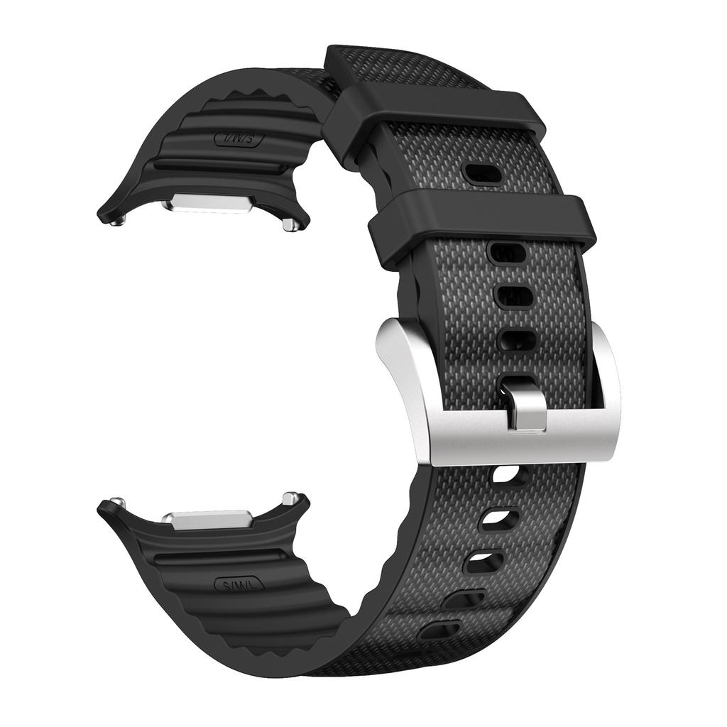 Silicone+Nylon Band For Samsung Galaxy Watch Ultra Strap 47mm Functional Sport Belt Bracelet Galaxy Watch 7 Ultra 47 Mm