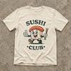 Vintage Sushi Club Youth T-Shirt, Retro Japanese Food Kids Tee, Cute Kawaii Sushi Bella Canvas Shirt, Sushi Lover Gift for Boys Girls