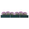 Garden Raised Bed Galvanized Steel 480 X 80 X 45 Cm Green