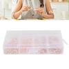 Earring Making Kit Round Bead Ear Stud Ear Wires Earring Hooks Jewelry Findings SetKC Gold