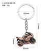 Creative Moto 3D Simulation Keyring Pendant Motorcycle Hobby Metal Stainless Steel Keychain Backpack Pendant Key Ring Chain Gift