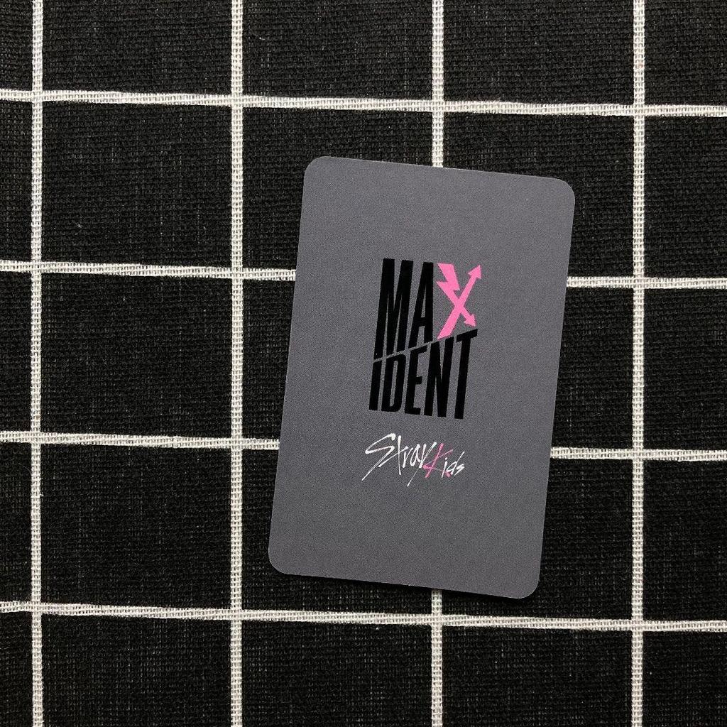 [USED] Korean Stray Kids MAXIDENT 4th Participant Seungmin Trading Card