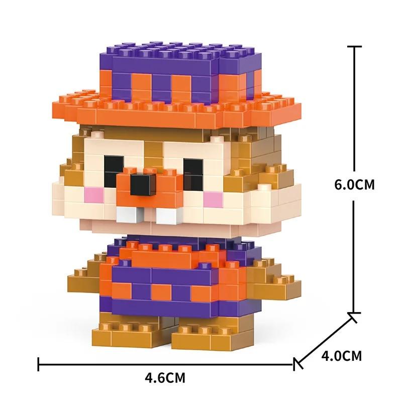 Cartoon Building Blocks, Animal Dolls, Educational Assembling Toys, Ornaments, Small Particles, Children's Birthday Gifts