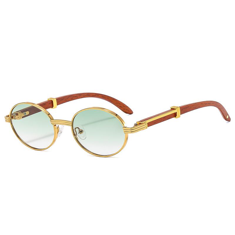 SHAUNA Retro Oval Men Sunglasses Fashion Brand Designer Clear Gradient Lens Eyewear Women Luxury Sun Glasses Shades UV400