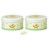 Set of 2: Siccarol Natural Baby Powder, Black Tea Scent, 120g (Includes Natural Cotton Puff)