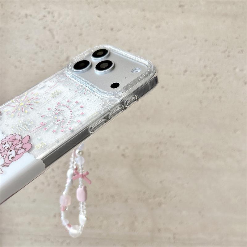 Sanrio Gilded Fireworks iPhone 17/16 Pro Max/15/14 Case for Women - Winter Snowfield Design