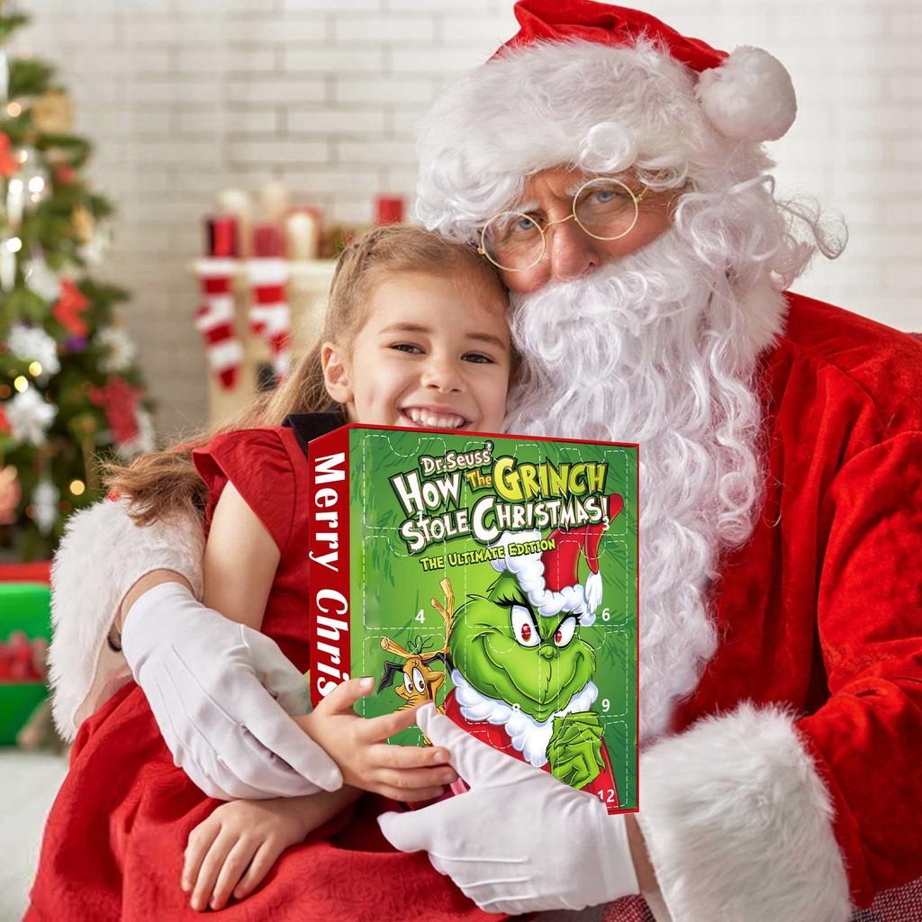 Kreativní Grinch Odpočítávání Vánoce S Okouzlujícími Akrylovými Ozdobami Pro Sváteční Dekoraci