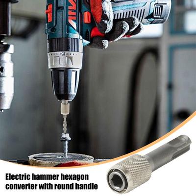 Adaptateur de perceuse Manchon pour foret Métal Adaptateur de marteau Queue hexagonale Porte-embouts de tournevis Adaptateur de mandrin SDS Accessoires pour perceuse électrique