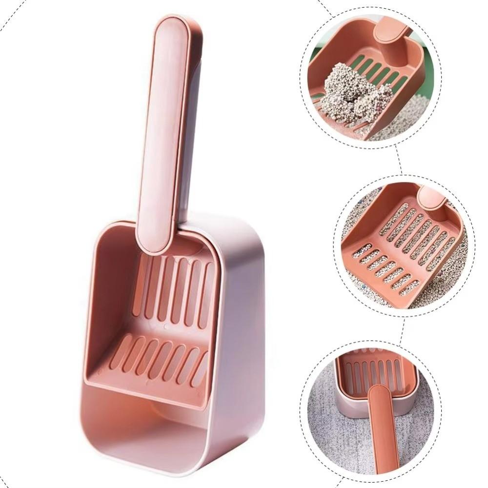 Large Capacity Pet Poop Shovel Plastic Pets Litter Shovel Cat Litter Scoop  Cat Litter Box Cleaning
