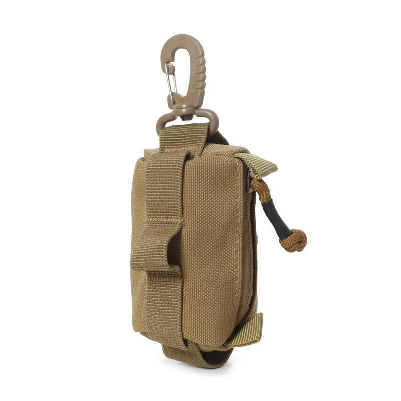 Outdoor Buckle Bag Edc Pouch Zipper Key Card Holder Small Tools Bag Portable Wallet Pouch Outdoor Hunting Waist Bags