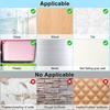 15Pcs Shower Caddy Adhesive Replacement Bathroom Shower Shelf Strong Adhesive Traceless No Drilling Hook Adhesive Sticker Kitchen Rack Adhesive Patch
