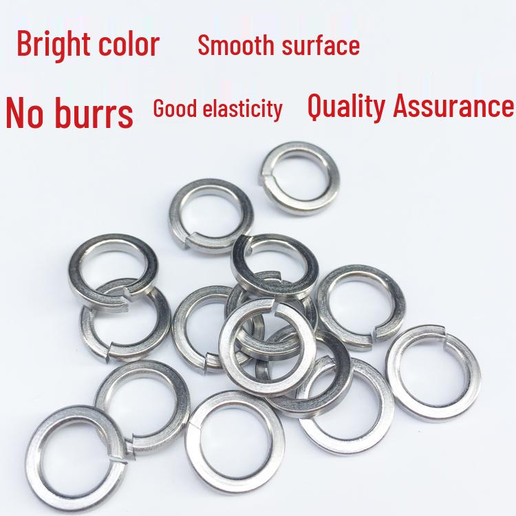 Stainless Steel Spring Washer M3-M16 Elastic Metal Washer Set