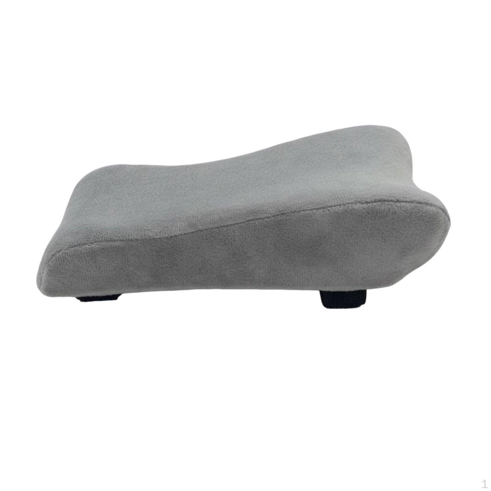 2 Pieces Chair Armrest Heightening Pad Cooling Gel Memory Foam Pressure Relief Office