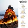 1pc Castle Fire Horse  - Throw Blanket, Soft, Flannel Blankets, Living Room,  All Seasons Use-1021157