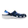 Unisex White Printed EVA Travel Clogs Breathable Soft Sole Slip On Travel Use Beach Garden Daily Walking Beach Sandals Home Use