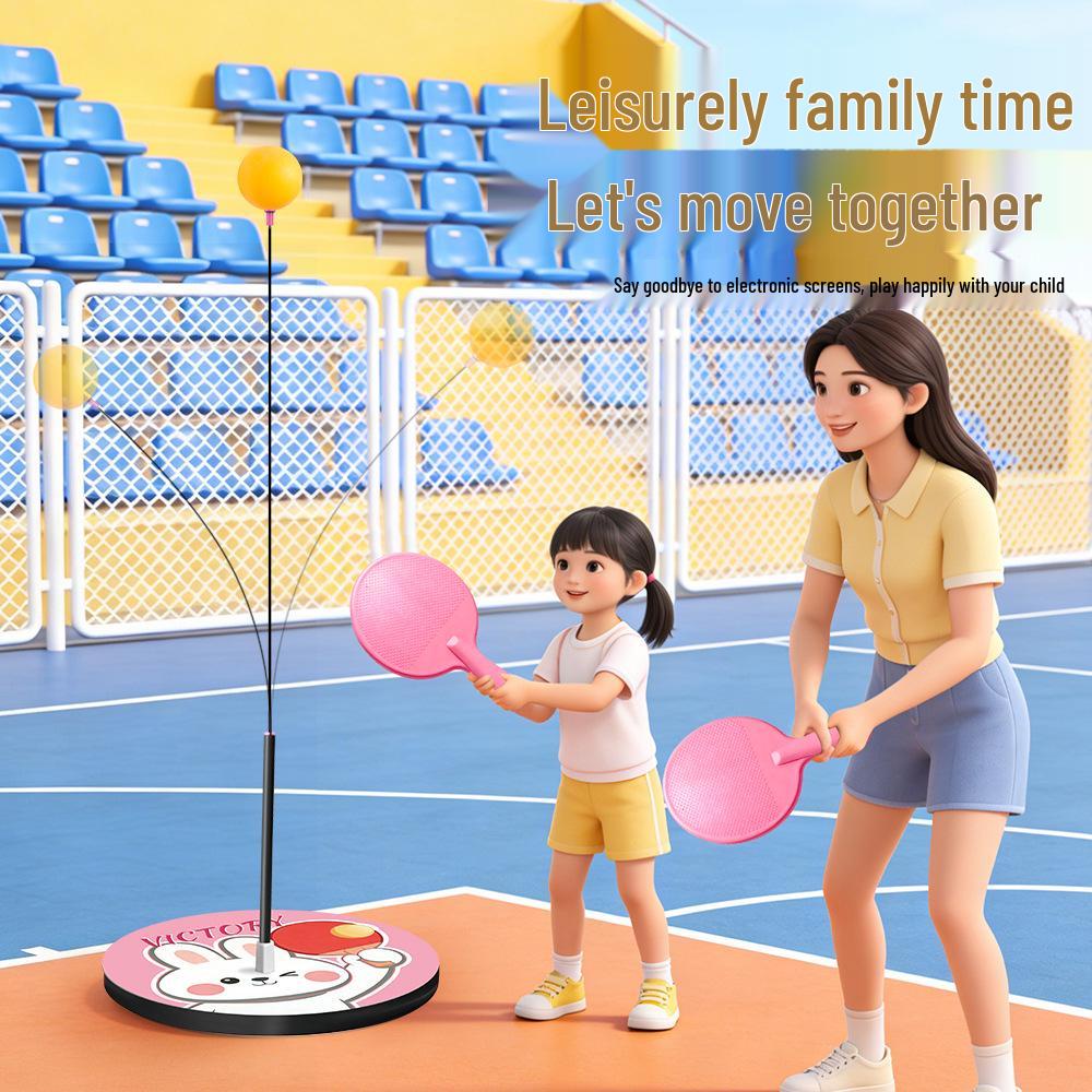 Douyin Indoor/Outdoor Table Tennis Trainer for Adults & Kids - Elastic Soft Shaft Toy