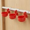 10 Sets Durable Automatic Chicken Water Cups PP Poultry Drinking Bowl  For Quails