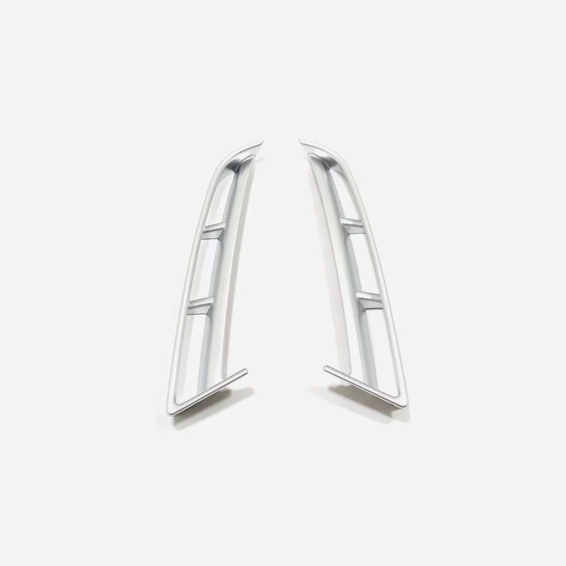 For Hyundai Tucson NX4 Front Foglight Trim Bumper Grills Outlet Vent Cover Sticker Strips Car Styling Accessories