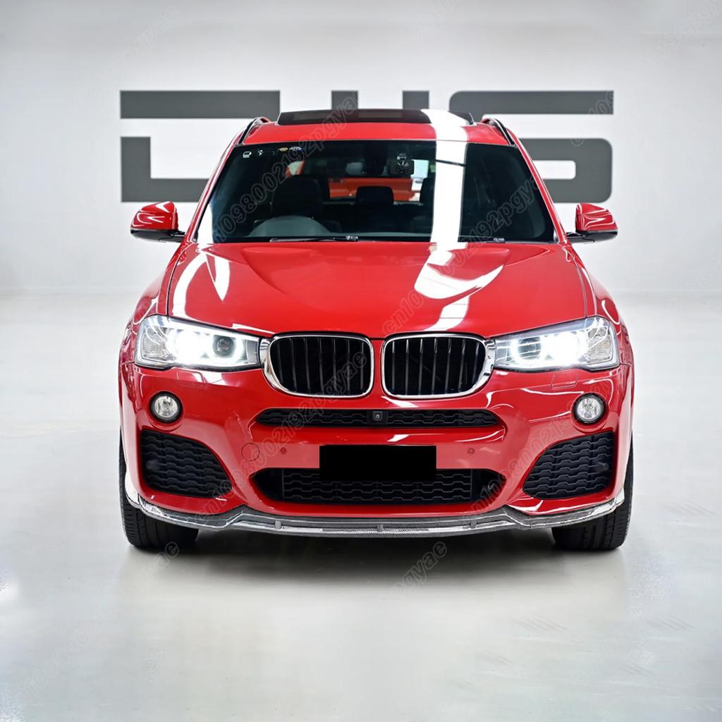 For BMW X3 F25 X4 F26 M Sport M40i XDrive 20i 28i 30i 35i 20d 30d 35d 2014 2015 2016 2017 2018 Car Front Bumper Spoiler Lip Kit