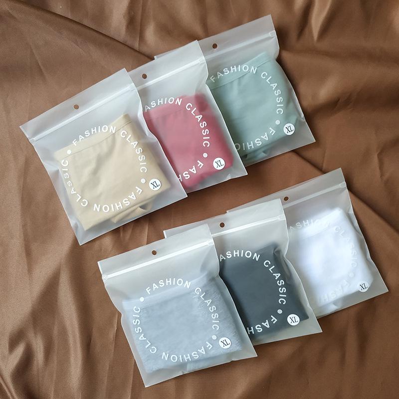 Individually Packaged Women's Mid-Waist Cotton Triangle Panties - Breathable and Free Shipping