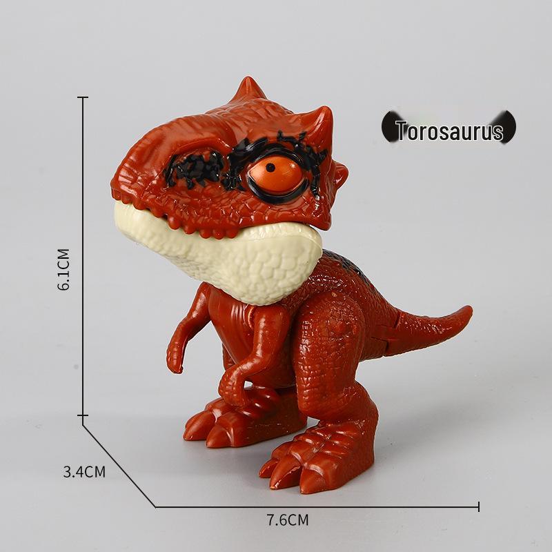 Popular Children's Moveable Joint Dinosaur Toy - Bite Finger Tyrannosaurus Rex