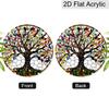 Acrylic Colorful Tree of Life Suncatcher Stained Glass Effect Window Hanging Ornament Nature Themed Gift for Home