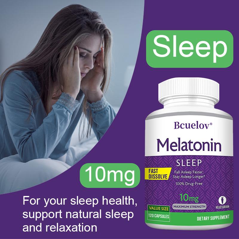 Magnesium stearate,Sleep Support Supplements, 120 Capsules